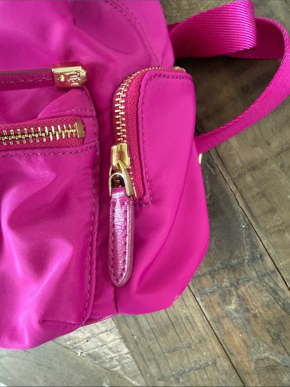 Ralph Lauren Pink Nylon Backpack - Picture 5 of 9